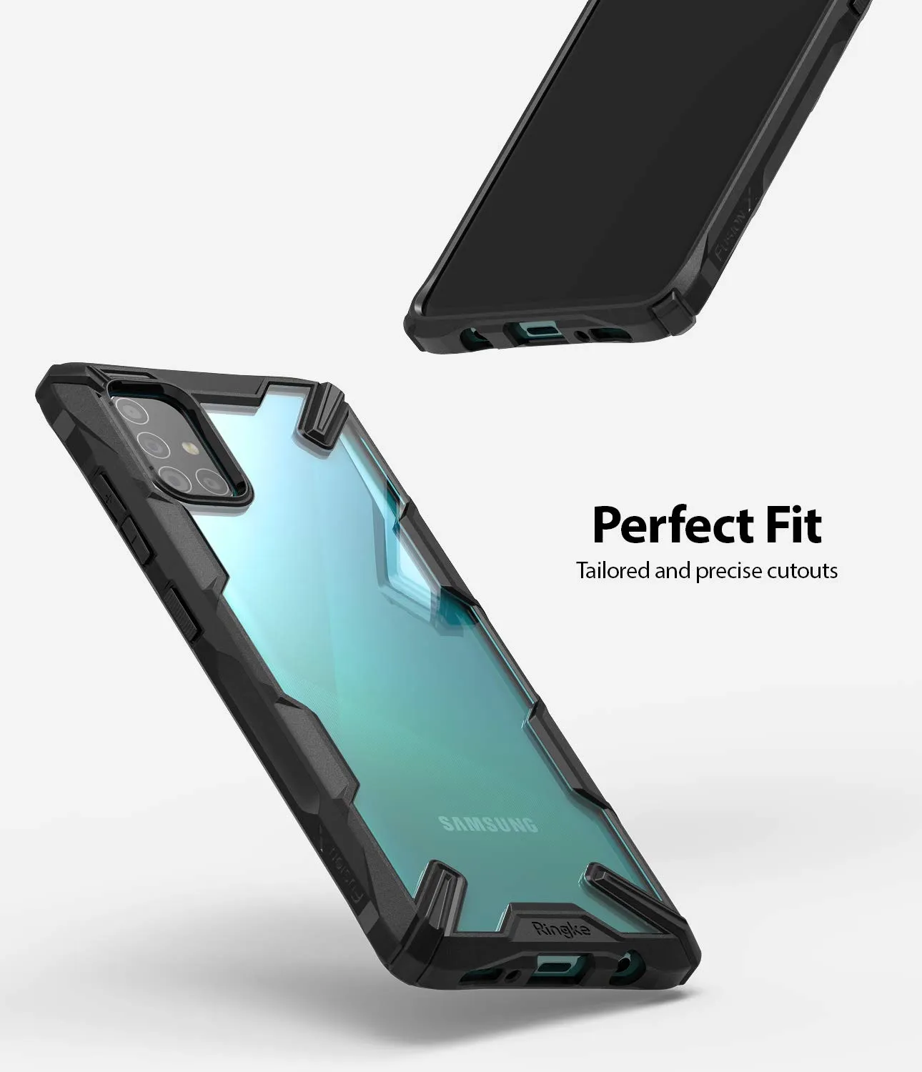 Samsung Galaxy A51 Back Cover Case | Fusion X Design - Black
