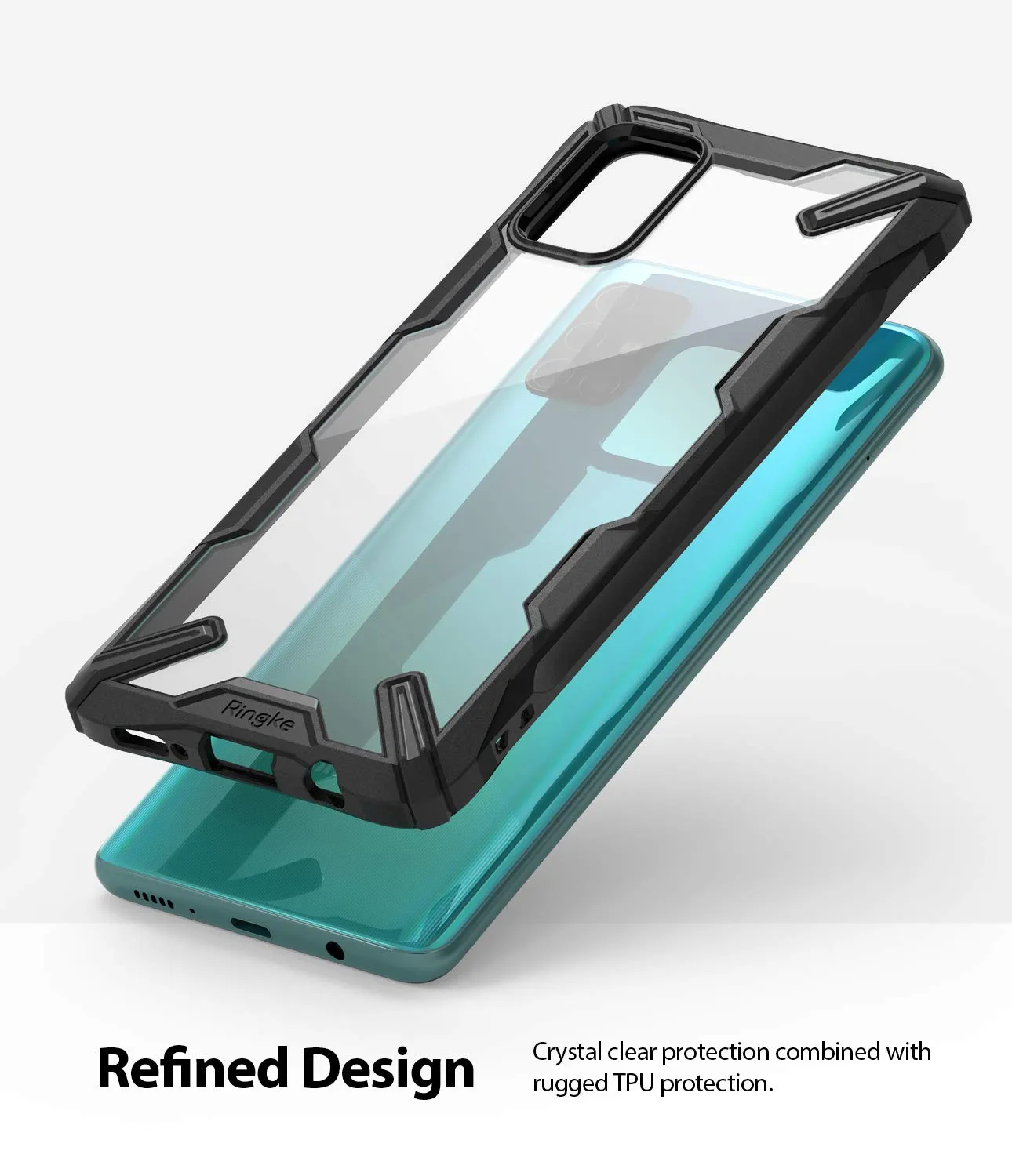 Samsung Galaxy A51 Back Cover Case | Fusion X Design - Black