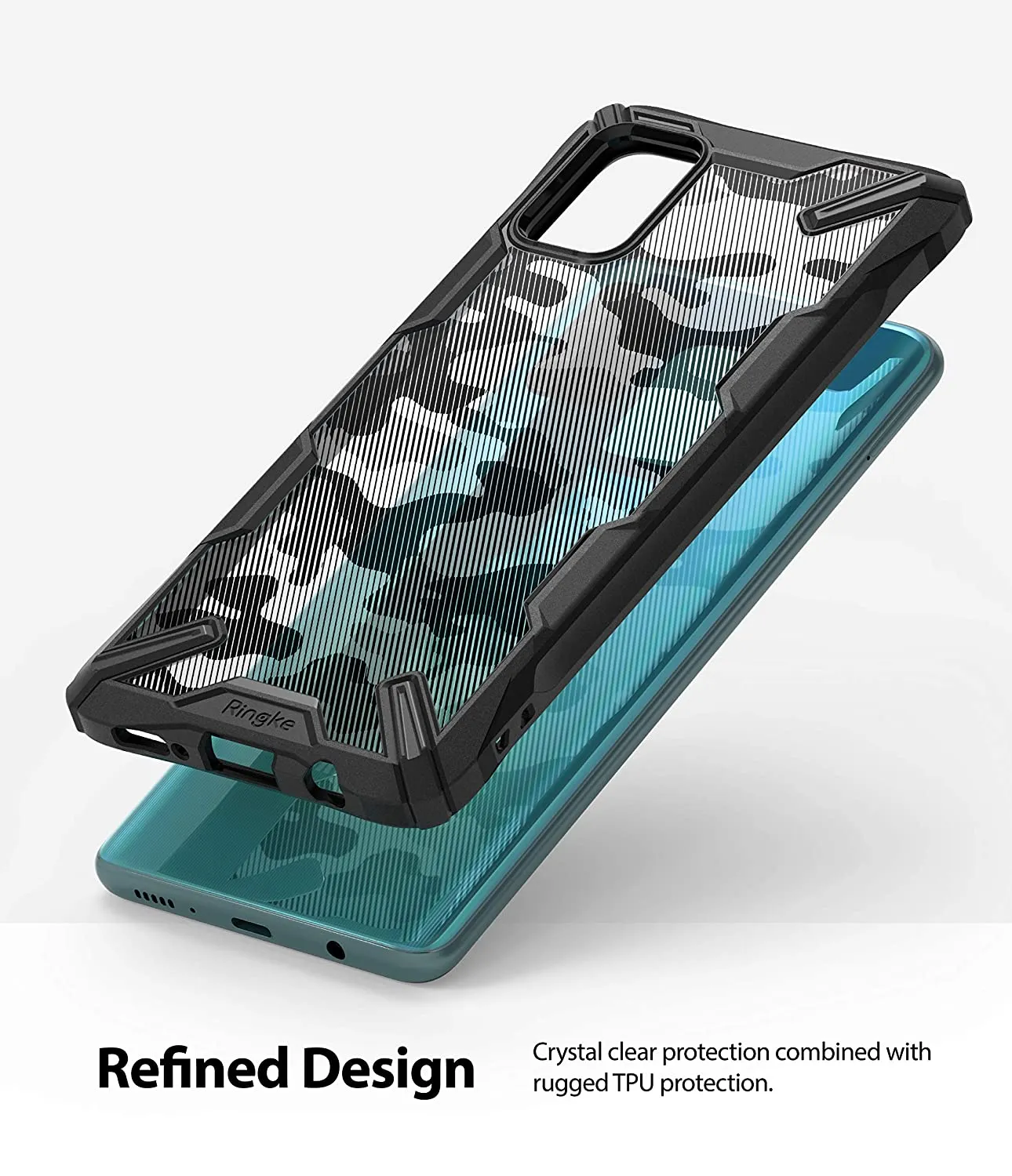 Samsung Galaxy A51 Back Cover Case | Fusion X Design - Camo Black