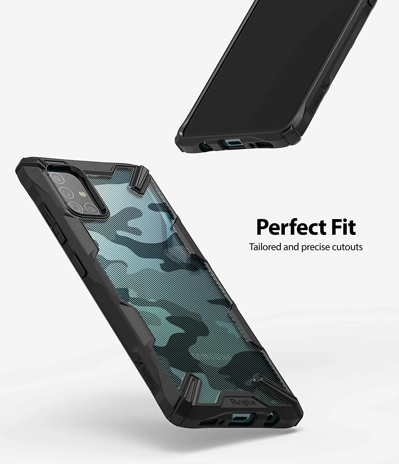 Samsung Galaxy A51 Back Cover Case | Fusion X Design - Camo Black