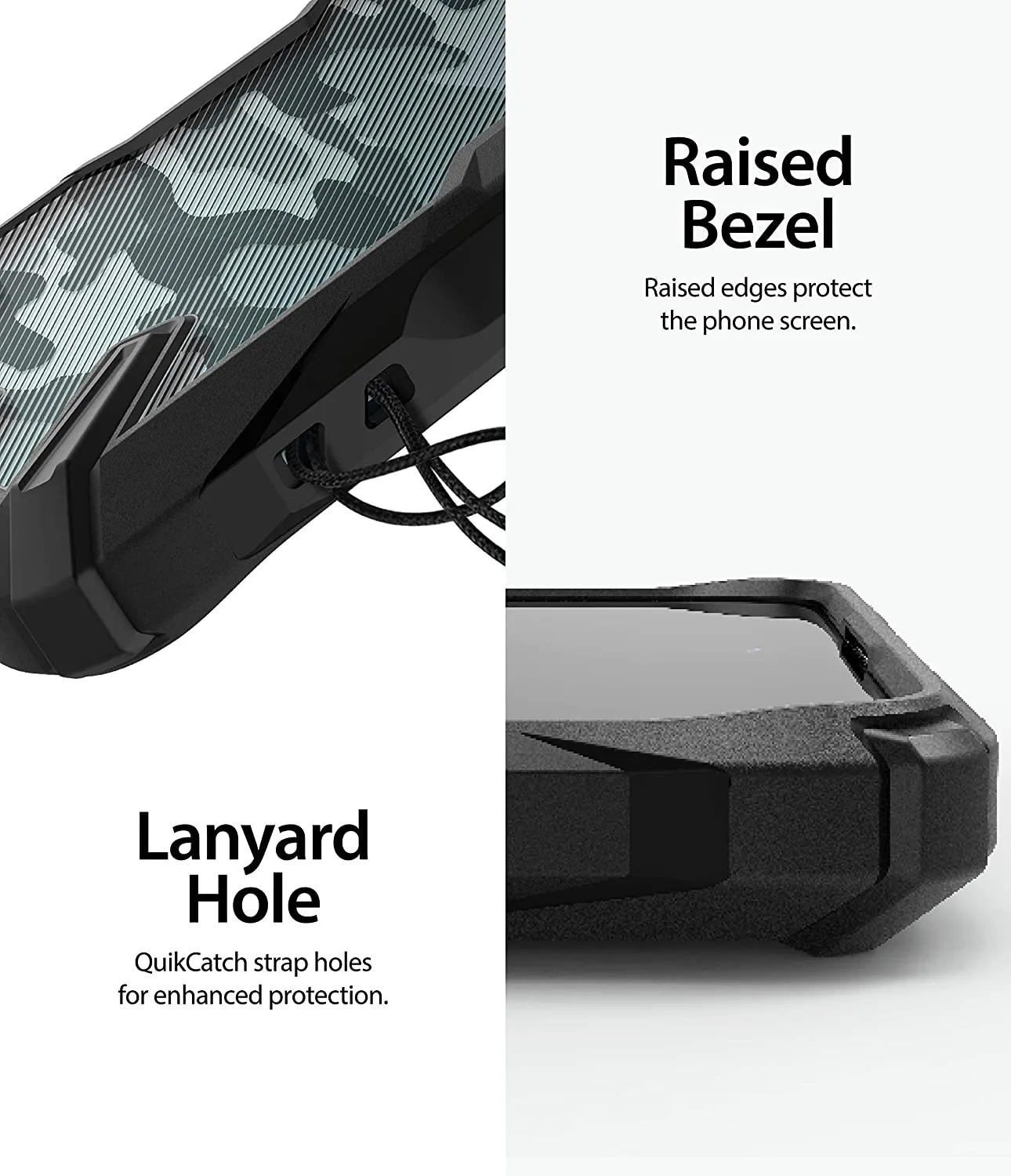 Samsung Galaxy A51 Back Cover Case | Fusion X Design - Camo Black