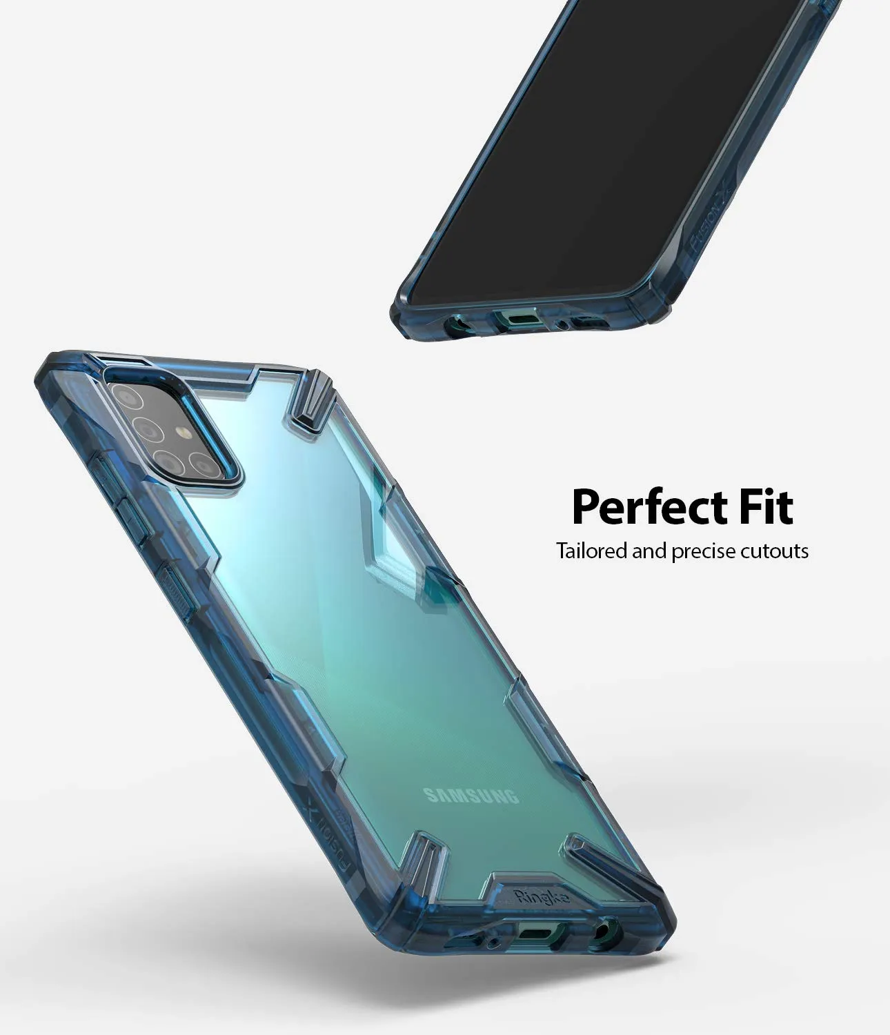 Samsung Galaxy A51 Back Cover Case | Fusion X Design - Space Blue
