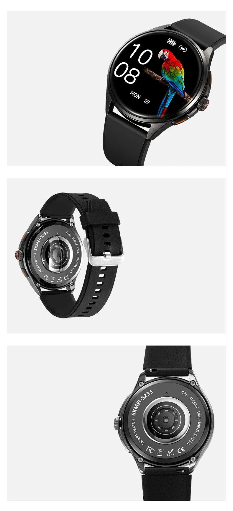 Smart Magnetic Charging Blood Oxygen Detection Watch