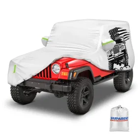 Suparee New Jeep Full Cover Waterproof for 1976-2006 Wrangler TJ YJ 2 Door