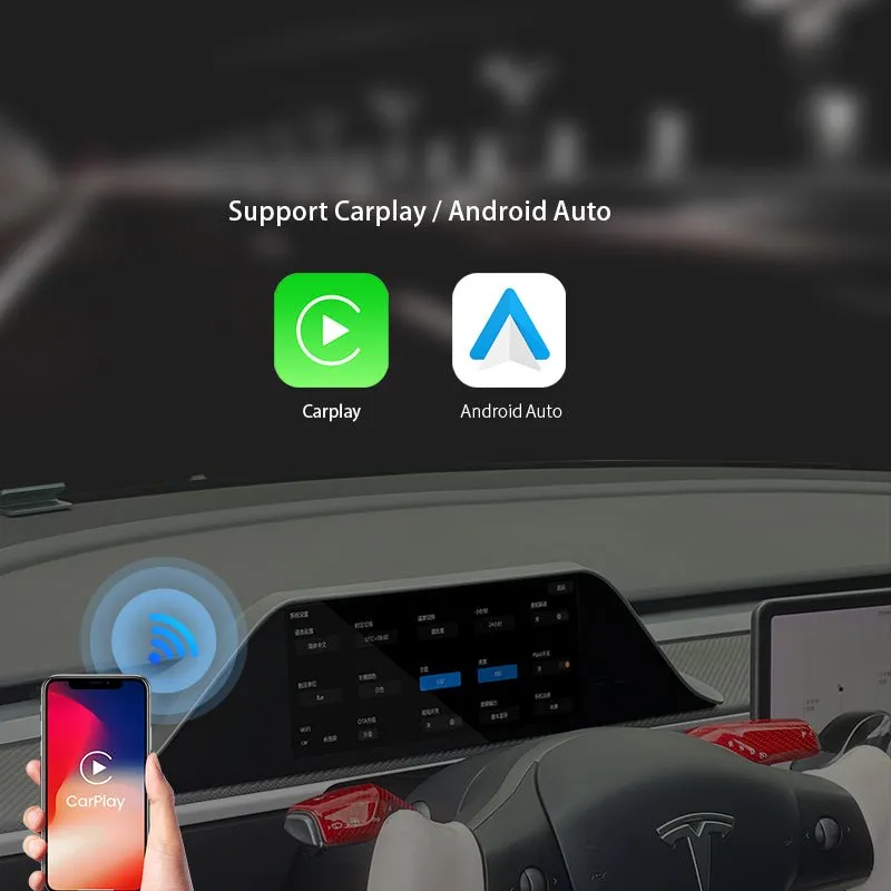 TESERY 8.9-inch Model X Style Dashboard Screen for Model 3/Y