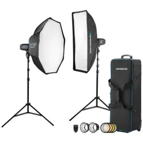 Westcott FJ400 Strobe 2-Light Location Kit with FJ-X3m Universal Wireless Trigger