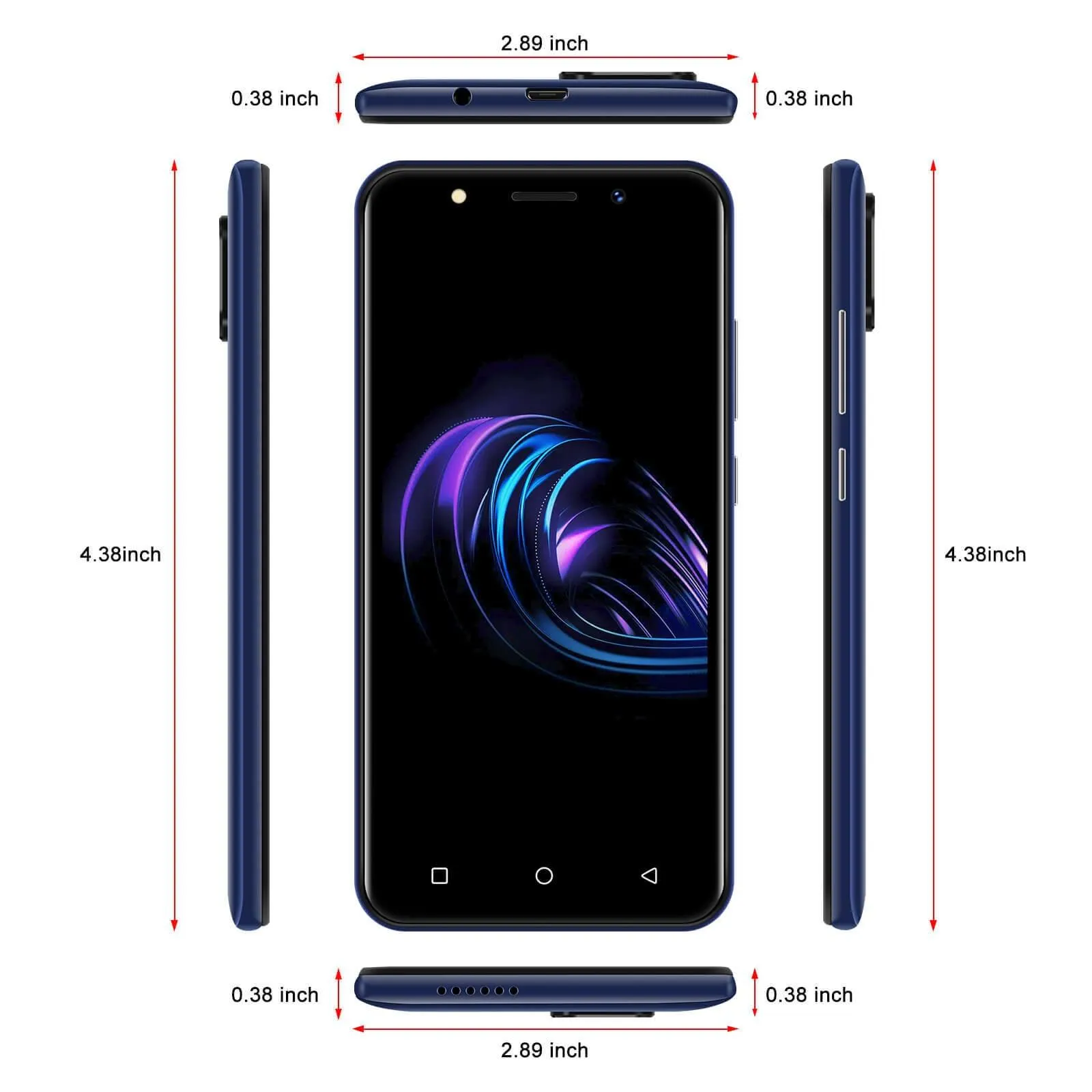 Xgody K40 New Android Smart Face Unlock Cell Phone With High GPS And Dual SIM Quad Core