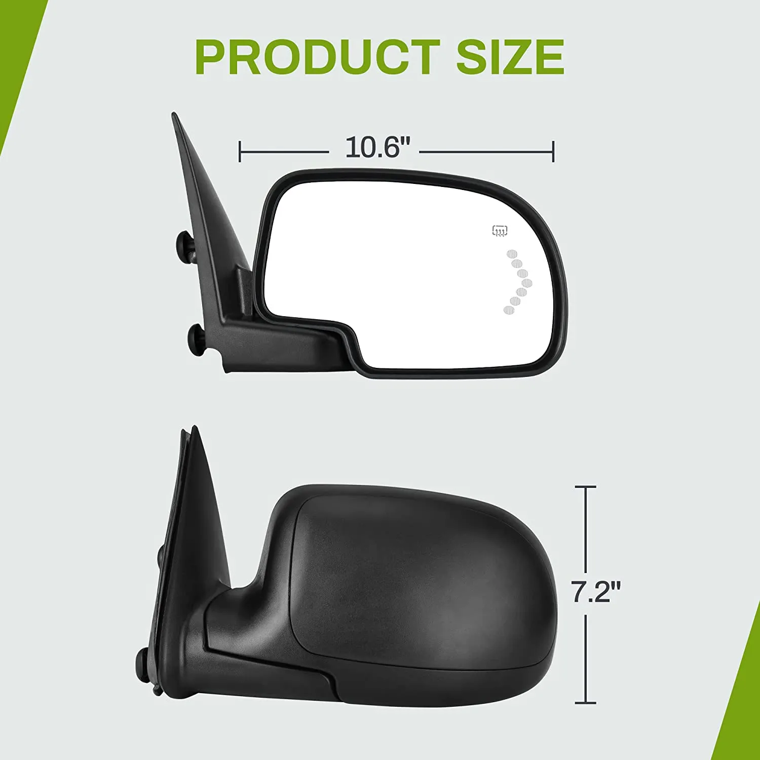 YITAMOTOR® 2003-2006 Chevy Silverado GMC Sierra, 03-06 Suburban Avalanche Tahoe Towing Mirrors