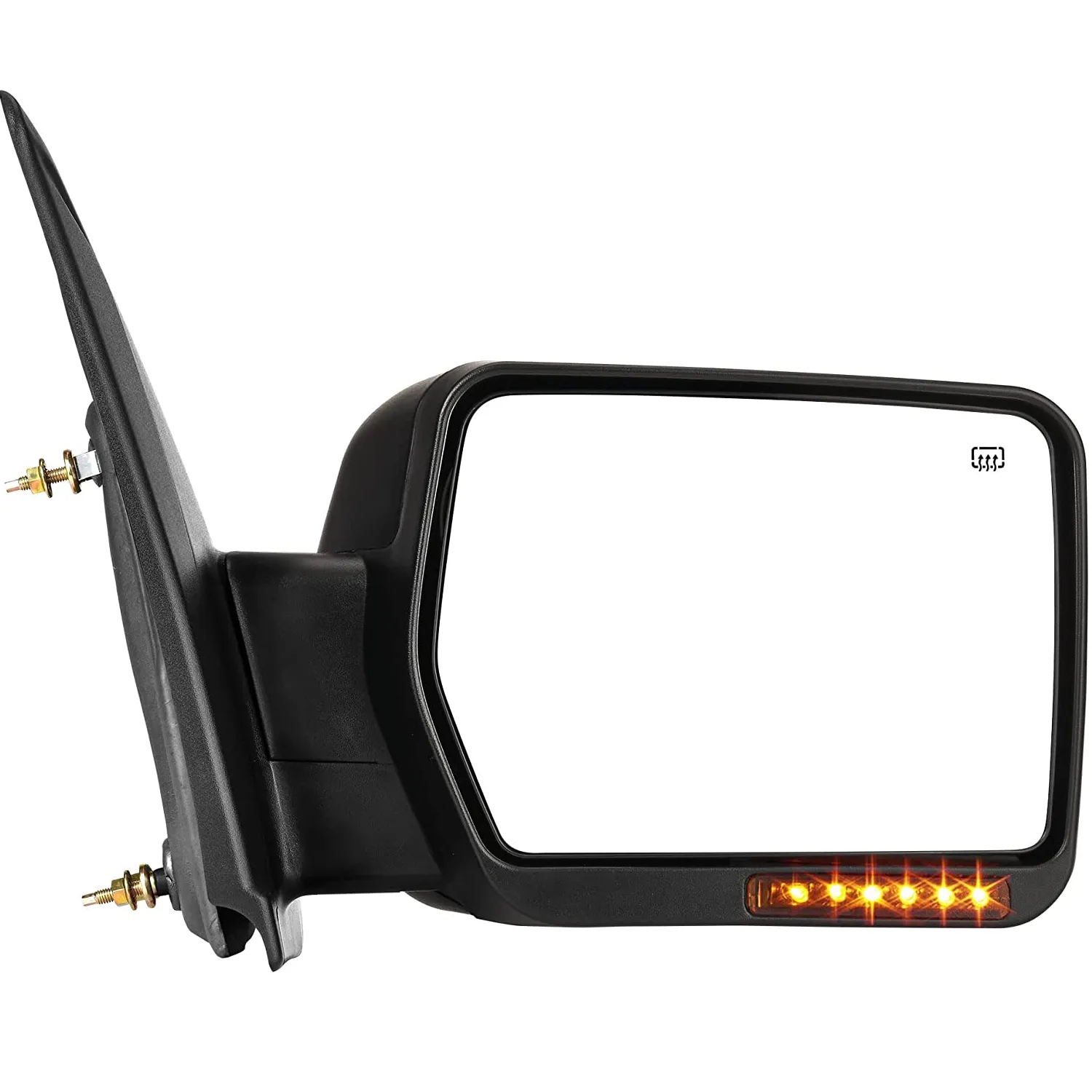 YITAMOTOR® 2007-2014 Ford F150, Right Passenger Side Mirror with Turn Signal Puddle Light Power Adjustable Heated Manual Folding